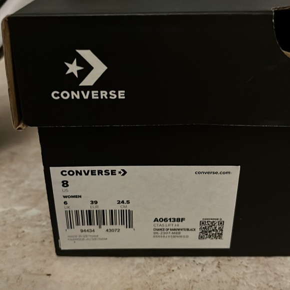 Converse Chuck Taylor, All Stars, baby blue size 8 - Picture 3 of 7